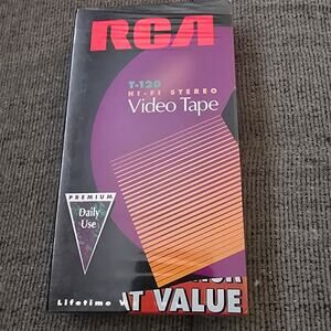 RCA T-120 VHS Up To 6 Hours‎ Hi-Fi Stereo Video Tape
